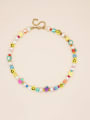 thumb Brass Multi Color Glass beads Round Bohemia Necklace 2