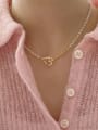 thumb 925 Sterling Silver Heart Minimalist Hollow Chain Necklace 3
