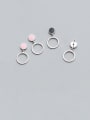 thumb 925 Sterling Silver Hollow Round  Minimalist Drop Earring 2