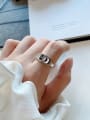thumb 925 Sterling Silver Round Vintage   Step Free Size Midi Ring 0