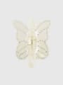 thumb Cellulose Acetate Cute Butterfly Alloy Rhinestone Jaw Hair Claw 4