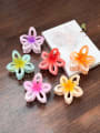 thumb Cellulose Acetate Trend Flower Alloy Multi Color Jaw Hair Claw 0