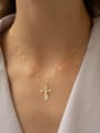 thumb 925 Sterling Silver Cubic Zirconia Cross Dainty Regligious Necklace 1