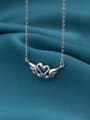thumb 925 Sterling Silver Swan Minimalist Necklace 0