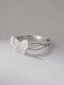 thumb 925 Sterling Silver Butterfly Minimalist Band Ring 3