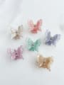 thumb Acrylic Trend Butterfly Alloy Multi Color Jaw Hair Claw 0