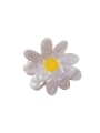 thumb Cellulose Acetate Minimalist Flower Alloy Multi Color Jaw Hair Claw 4