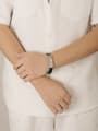 thumb Stainless steel Silicone Heart Minimalist Wristband Bracelet 1