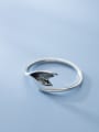 thumb 925 Sterling Silver Fish tail Vintage Band Ring 1