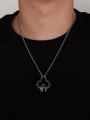 thumb Stainless steel Geometric Vintage Necklace 2