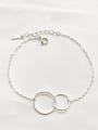 thumb 925 Sterling Silver round link Bracelet 0