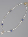 thumb Stainless steel Freshwater Pearl Irregular Bohemia Necklace 2