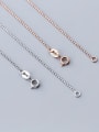 thumb 925 Sterling Silver Round Minimalist Bead Chain 1