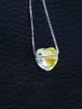 thumb 925 Sterling Silver  Austrian crystal shiny colorful pendant Necklace 4