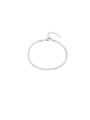 thumb 925 Sterling Silver Snake Bone Chain Minimalist Link Bracelet 0