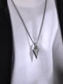 thumb Stainless steel Triangle Hip Hop Necklace 1