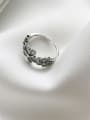 thumb 925 Sterling Silver  Little Flower Retro  Free Size Ring 0
