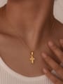 thumb Stainless steel Cross Hip Hop Regligious Necklace 2