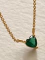 thumb 925 Sterling Silver Cubic Zirconia Heart Vintage Necklace 2