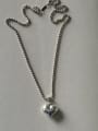thumb 925 Sterling Silver Vintage  Smooth Love  heart pendant Necklace 1