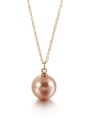 thumb Stainless Steel Imitation Pearl Multi Color Necklace 0