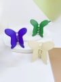 thumb Alloy Enamel Vintage Butterfly  Jaw Hair Claw 0