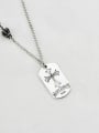 thumb Vintage Sterling Silver With Vintage Cross Geometry Pendant Diy Accessories 3