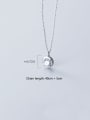 thumb 925 Sterling Silver Cubic Zirconia round pendant  Necklace 2