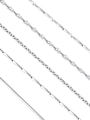 thumb 925 Sterling Silver Simple snake bone chain 0