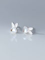 thumb 925 Sterling Silver Cubic Zirconia Rabbit Cute Stud Earring 2