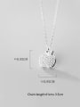 thumb 925 Sterling Silver With Platinum Plated Cute Friut Apple Necklaces 3