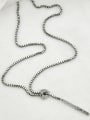 thumb Vintage  Sterling Silver With Antique Silver Plated Vintage Chain Necklaces 4
