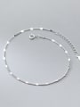 thumb 925 Sterling Silver  Irregular Minimalist  Chain Anklet 2