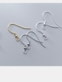 thumb 925 Sterling Silver With  Minimalist  Ear Hook Semi-Finished Earring Accessories 2