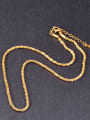 thumb Titanium Minimalist  chain Necklace 0