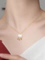 thumb 925 Sterling Silver Shell Cloud Minimalist Necklace 1