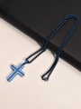 thumb Stainless steel Enamel Cross Minimalist Regligious Necklace 3