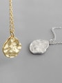 thumb 925 Sterling Silver  With Irregular Rock Pattern   Necklace 4