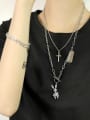 thumb Stainless steel Cross Hip Hop Necklace 1