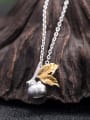 thumb 925 Sterling Silver  Vintage Persimmon Ruyi  Pendant Necklace 1