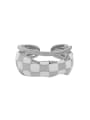 thumb 925 Sterling Silver Enamel Geometric Vintage Stackable Ring 3