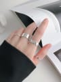 thumb 925 Sterling Silver Smooth Round Minimalist Free Size Band Ring 2