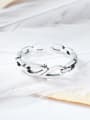 thumb 925 Sterling Silver  Vintage symmetry Chain Band Ring 1