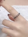 thumb 925 Sterling Silver Heart Vintage Band Ring 2