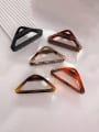thumb Cellulose Acetate Minimalist Triangle Alloy Jaw Hair Claw 1