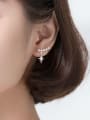 thumb 925 Sterling Silver Cubic Zirconia  Star Classic Ear Cuff Earring 1