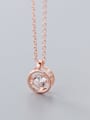 thumb 925 Sterling Silver Cubic Zirconia Round  Necklace 0