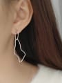thumb 925 Sterling Silver Minimalist Geometric Abstract  Chandelier Earring 1