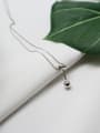 thumb 925 Sterling Silver T-Ball Trend Lariat Necklace 1