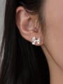 thumb 925 Sterling Silver Bowknot Dainty Stud Earring 1